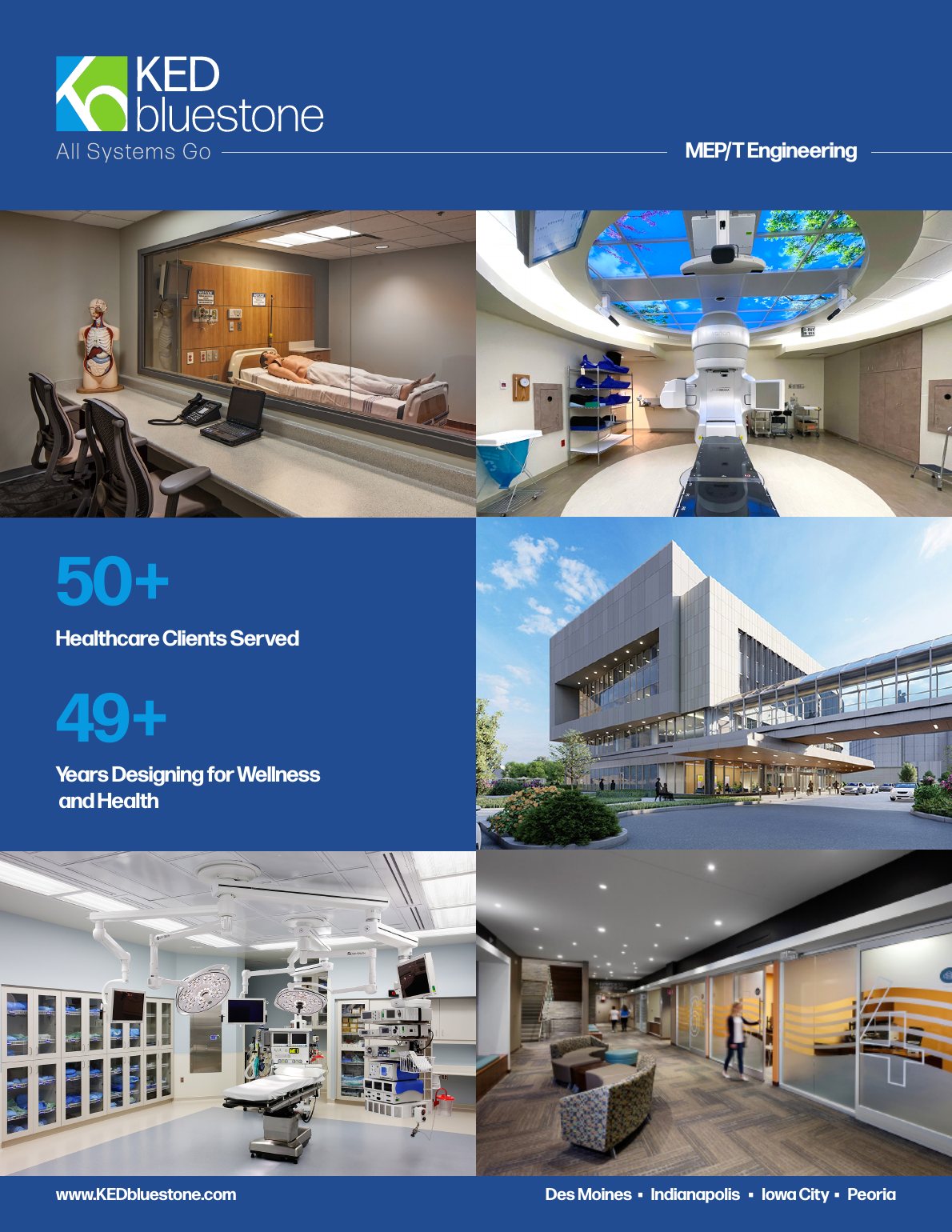 KEDbluestone healthcare stat sheet